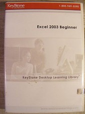 Keystone Excel 2003 Beginner Learning Library Software (CDROM) NEW picture