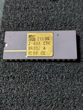 [New Old Stock/NOS] Zilog Z-80A CTC Z80 - Ceramic Package with Gold Pins picture