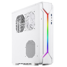 SilverStone Raven RVZ03-ARGB White PC Computer Mini Tower Case SST-RVZ03W-ARGB picture