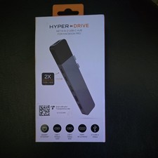 Hyper Drive USB C Hub 6-in-2 Multiport Adapter for MacBook Pro picture