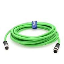 Industrial M12 A Code 5 Pin Male to Female Aviation Sensor Connector Electric... picture