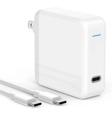 New SZpower 61W USB-C Wall Charger for MacBook, iPad, Android, PC (White) picture