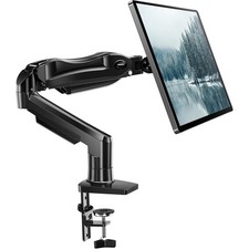 HUANUO FlowLift™ Single Monitor Mount, 13 to 32 Inch 13-32 Inch, Black picture
