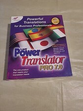 L&H Power Translator 7 Pro PC CD translations communicate speak 6 languages web picture