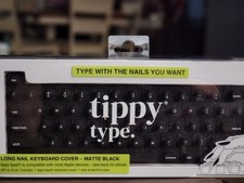 tippy type Keyboard Cover Compatible with Mac - Matte Black: Silicone... picture