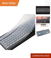 Durable Clear Keyboard Cover - Eco-Friendly Silicone Skin for Standard Keyboards picture