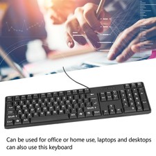 Wired Large Print Keyboard For Seniors With Large Character Design picture