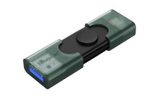 Kingston DataTraveler Duo USB Flash Drive 128GB USB-A + C 3.2 DuoG2 - DTDEG2/128 picture