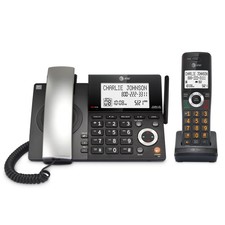 AT&T DECT 6.0 Corded Cordless Phone Model CL84118 1 Handset picture