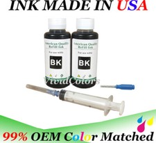 2x100ml Refill Ink for Canon PG-275 Black Ink Cartridges TR4720 TS3520 TS3522 picture