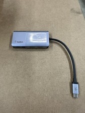 Belkin CONNECT USB-C 4-in-1 Multiport Adapter - Gray (AVC006BTSGY) picture