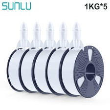 SUNLU 5x1KG PLA/PLA+2.0/SILK/PETG/ABS/TPU 3D Printer Filament 1.75mm 1KG/Spool picture