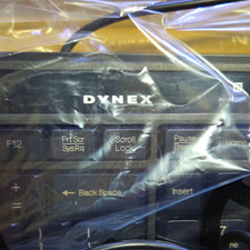 Dynex KB4021 Wired USB Keyboard Black Plug & Play English QWERTY picture