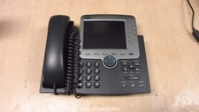Cisco CP-7970G SCCP SIP VoIP IP PoE Phone Color Touchscreen INCL HANDSET & STAND picture