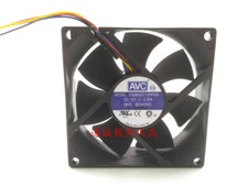 AVC DS08025T12HP028 12V 0.30A 8cm 4-wire PWM CPU silent fan picture