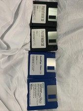 Set Of 4 Vintage Floppy Disks Photo Finish 3.0, SmartPage Direct, Mouse Systems picture