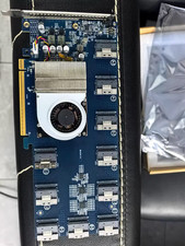 PEX88096 PLX88096 Expansion Card PCIe 4.0 x16 TO 6*SFF-8654 SlimSAS 12*NVMe U.2/ picture