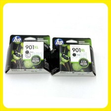 HP 901XL Ink Cartridge - Black  2 Package GENUINE NEW UNOPENED ORIGINAL HIGH YIE picture