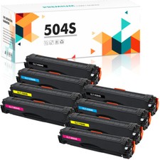 8Pk CLT-504S Toner for Samsung 504S CLP-470N CLP-475 CLP-475NW CLX-4170 CLX-4195 picture