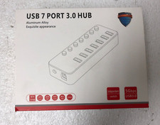 USB 3.0 Hub RSHTECH 7 Port Powered USB Hub Expander (RSH-518) picture