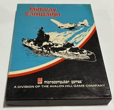Midway Campaign, 1980 Computer Game Cassette TRS-80, Apple II, PET Avalon Hill picture