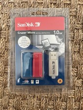 RARE SanDisk Cruzer Micro 1 GB USB Flash Drive with Skins SDCZ4-1024-A10 picture