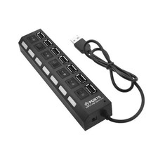 7-Port USB 2.0 Multi Charger Hub +High Speed Adapter ON/OFF Switch Laptop PC LOT picture