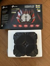 TP-LINK Archer AX11000 Tri-Band Wi-Fi 6 Gaming Router - Black/Red - used picture