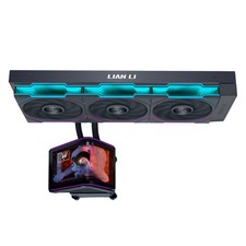 Lian Li Hydroshift II OLED Curved 360TL RGB Liquid CPU Cooler AIO HS2OLDC36TB picture