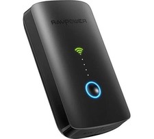 RAVPower FileHub Wireless Travel Router 6000mAh Power Bank Karten Leser RP-WD03 picture