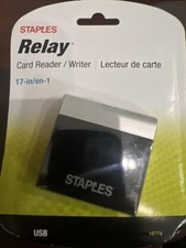 Staples Relay.  Card Reader/writer. 17-in picture