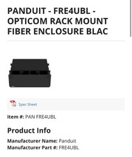 panduit opticom with light guide cable picture