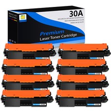 8x CF230A Toner Cartridge for HP LaserJet Pro MFP M227fdn M203dw M203dn Hi-Yield picture