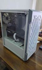 Custom/Whitebox Gaming Desktop Tower PC AMD Ryzen MSI GPU White/Gray Glass picture