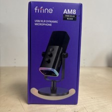 FIFINE Ampligame AM8 Dynamic USB/XLR Microphone Black Windows Mac PS4 PS5 picture