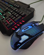 Hypergear Pro Gaming Series Gaming Set Feat. Keyboard, Mouse, & Headphones Wired picture