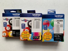 Genuine Brother Toner LC203BK XL, LC201 CL - 6 Cartridges picture