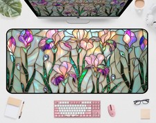 MXHSYYD Colorful Flower XXL Desk Mat Mouse Pad 31.5