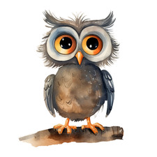 Owl Silly Fun Mouse Pad Aniamal Wildlife Cartoon Art Barn Animals picture