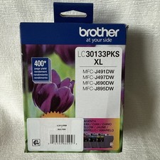 Brother LC30133PKS XL High Yield Color Ink Cartridges - EXP 6-28 picture