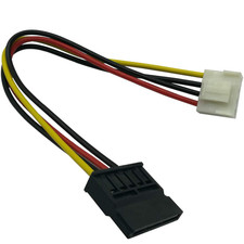 (2-Pack SATA Power Cable for Hikvision Video Recorder, 4 Pin to SATA Hard Drive picture