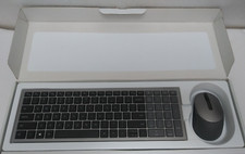 New Dell Multi-Device Wireless Keyboard and Mouse Combo KM7120W-GY-US NEW OPEN picture