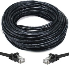 300 FT CAT6 Outdoor Pure Copper  Waterproof Direct Burial Network Cable Open-Box picture