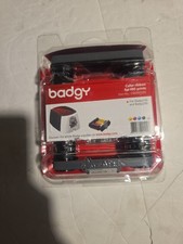 Genuine Evolis Badgy100 / Badgy200 YMCKO Ribbon - CBGR0100C - New picture