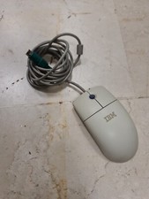 IBM Vintage Scroll Point Mouse PS/2 White 2 Buttons 12J3618 M-SAM-IBM5 picture