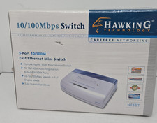 Hawking Technology 10/100Mbps 5-Ports Fast Ethernet Mini Switch HFS5T Sealed Box picture
