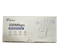Paleoer 300Mbps 2.4GHz WiFi Range Extender Wall Plug w/ RJ-45 Model RPT-004-1 picture