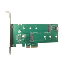 Vantec UGT-M2PC200 M.2 NVMe + M.2 SATA SSD PCIe X4 Adapter picture