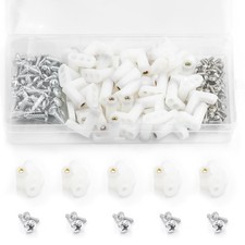 50 PCS Plastic Circuit Board Standoffs and Screws for Motherboards picture