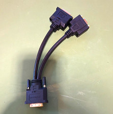 StarTech.com DMS-59 1:2 Splitter Cable DVI-I + VGA Female 1ft Black picture